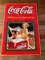Affiche publicitaire Coca Cola, Utilisé, Enlèvement ou Envoi, Panneau publicitaire
