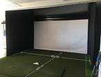 Tente de golf intérieur avec écran et tapis, Sport en Fitness, Golf, Ophalen, Zo goed als nieuw