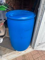 Blauw opslagvat 210 ltr voor mazout (Zemst), Ophalen, Gebruikt