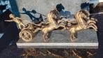 antiek beeld van Romeinse strijdwagen, Antiek en Kunst, Ophalen of Verzenden