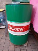Grand baril métallique vide Castrol 208 l recycle mancave, Emballage, Enlèvement, Utilisé