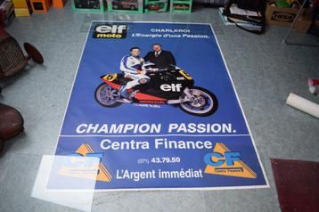 poster bushokje 1980 elf moto honda 5 elf3 1986 beschikbaar voor biedingen