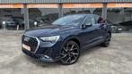 Audi Q3 Sportback S-Line Quattro 4.5TFSI, bj2020 + Garantie, Auto's, Audi, Automaat, Euro 6, Blauw, Bedrijf