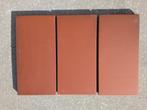 terracotta vloer- of wandtegel nooit geplaatst, 1974, Doe-het-zelf en Bouw, Ophalen, Keramiek, Nieuw, Minder dan 20 cm