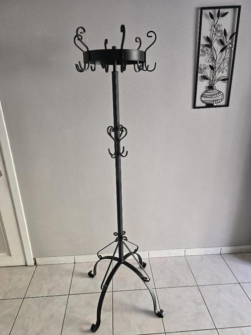 Porte-manteaux fer forger, Huis en Inrichting, Woonaccessoires | Kapstokken, Gebruikt, Staande kapstok, 150 tot 200 cm, Overige materialen