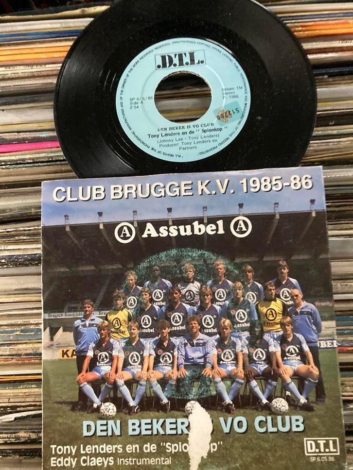 CLUB BRUGGE, Cd's en Dvd's, Vinyl Singles, Zo goed als nieuw, Ophalen of Verzenden