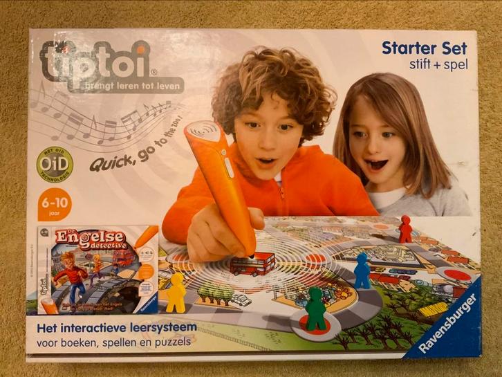 Tiptoi Starter Set stift + spel. 007, Kinderen en Baby's, Speelgoed | Educatief en Creatief, Zo goed als nieuw, Taal en Lezen