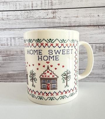 Tasse Home Sweet Home en point de croix Staffordshire beschikbaar voor biedingen