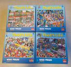 4 puzzels That's Life 1000st (set 1), Ophalen of Verzenden, 500 t/m 1500 stukjes, Gebruikt, Legpuzzel