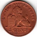 België : 2 Centimes 1905 FR Morin 215 Ref 16469A, Postzegels en Munten, Munten | België, Ophalen of Verzenden, Brons, Losse munt