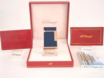 Dupont Aansteker L2 Chinese Lak Kleur BLauw +Rose Goud Kleur beschikbaar voor biedingen