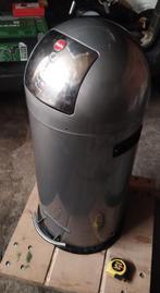 Afvalbak /prullenbak Hailo , 60L, Ophalen of Verzenden, Metaal, Met pedaal, 75 cm of meer