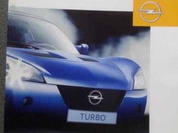 Brochure sur les Opel Speedster 2.2 et Turbo