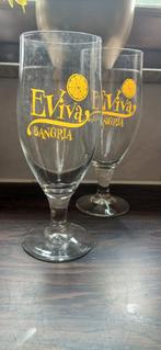 2 sangria glazen eviva, Verzamelen, Glas en Drinkglazen, Ophalen of Verzenden, Nieuw