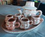 Koffielikeur servies keramiek- café ardennais, Maison & Meubles, Enlèvement, Comme neuf, Céramique