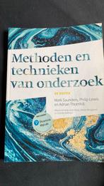 Mark Saunders - Methoden en technieken van onderzoek, Ophalen of Verzenden, Nederlands, Mark Saunders; Adrian Thornhill; Philip Lewis