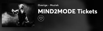 5 tickets te koop Simple Minds Depeche mode en U2 beschikbaar voor biedingen