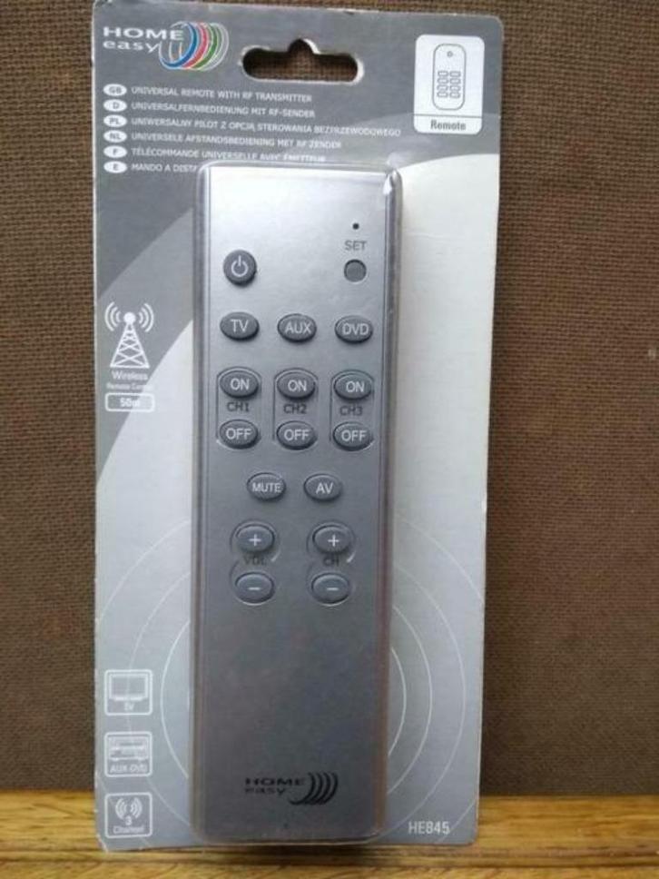 Afstandsbediening Home Easy HE845, Audio, Tv en Foto, Afstandsbedieningen, Nieuw, Origineel, Dvd, Tv, Ophalen of Verzenden
