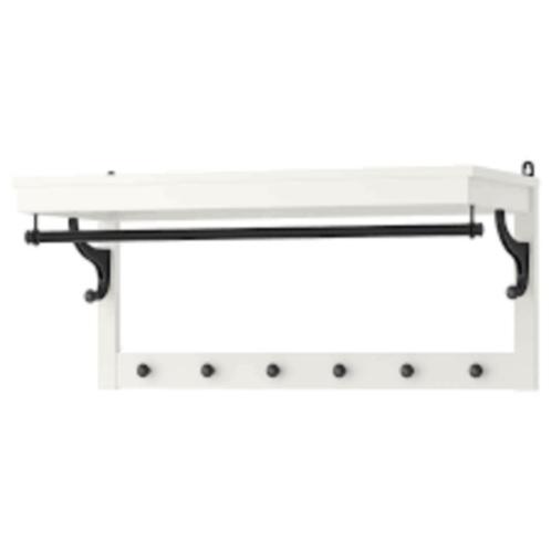 ikea wandkapstok Hemnes, Huis en Inrichting, Woonaccessoires | Kapstokken, Zo goed als nieuw, Wandkapstok, Minder dan 100 cm, Hout
