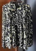 Mango 38 prachtige blouse voile look, Maat 38/40 (M), Mango, Bruin, Ophalen of Verzenden