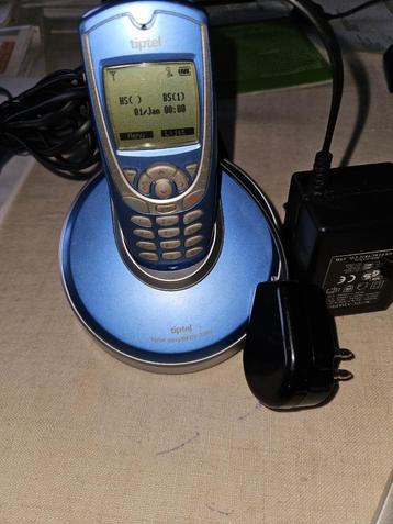 draadloze telefoon Tiptel, Enlèvement ou Envoi, Utilisé, 1 combiné