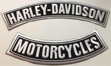 Harley Davidson Motorcycles set stoffen opstrijk patches #2 beschikbaar voor biedingen