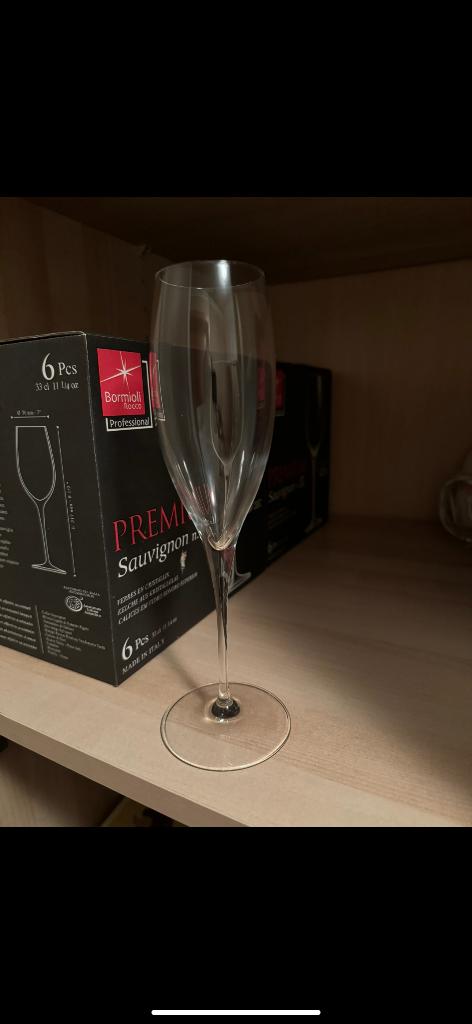 Champagneglazen, Verzamelen, Glas en Drinkglazen, Ophalen, Zo goed als nieuw, Overige typen