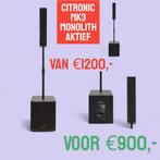 Citronic MK3 Monolith Aktieve Speaker Set, Telecommunicatie, Antennes en Masten, Ophalen, Mast