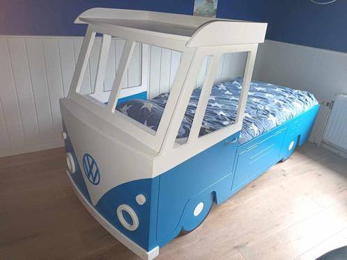 vw volkswagen t1 busje bed uniek!!!, Enfants & Bébés, Chambre d'enfant | Lits, Comme neuf, 180 cm ou plus, 85 à 100 cm, Sommier à lattes