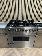 Prachtig Luxe Viking 91cm Fornuis Inox + Gas + Elektr. Oven, Elektronische apparatuur, Fornuizen, Ophalen of Verzenden, Grill