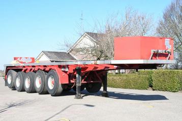 LUECK SPR75/5 5 achse BALLAST TRAILER 3x STEERAXLE!, Autos, Achat, Entreprise, Autres carburants, Remorques et Semi-remorques