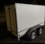 Gesloten dubbelas aanhangwagen - 750kg - ongeremd, Auto diversen, Ophalen, Zo goed als nieuw