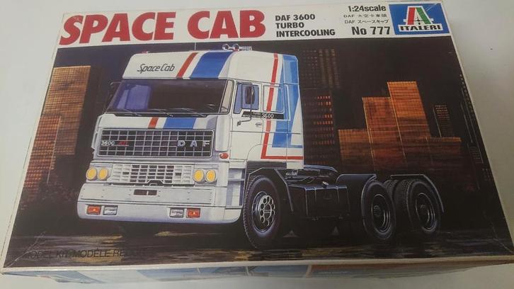 maquette camion Daf 3600 turbo, Hobby en Vrije tijd, Modelbouw | Auto's en Voertuigen, Nieuw, Truck, Groter dan 1:32, Italeri