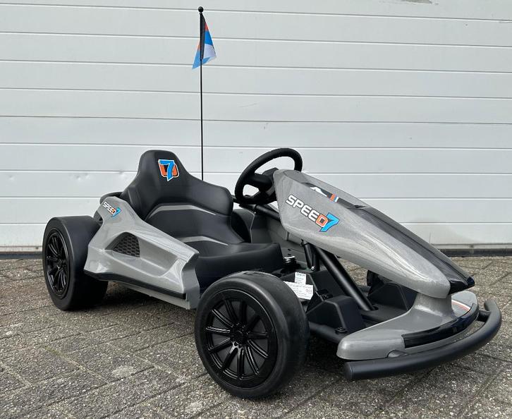 Drift Kart Go Kart Speed Kart 24V grijs –15Km/h NIEUW, Kinderen en Baby's, Speelgoed | Buiten | Voertuigen en Loopfietsen, Nieuw