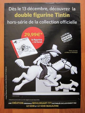 Affiche Tintin figurines (2013)