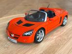 Opel Speedster oranje 1:18 zgan in doos ovp Maisto, Ophalen of Verzenden, Zo goed als nieuw, Auto, Maisto