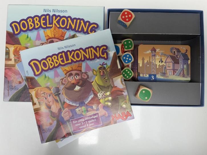 Nieuw spel Dobbelkoning, 2-5 sp., 8+, Haba, + 1 gratis promo, Hobby en Vrije tijd, Gezelschapsspellen | Bordspellen, Nieuw, Ophalen of Verzenden