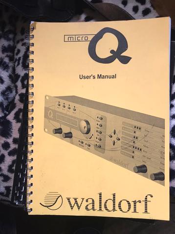 Handleiding Waldorf Micro Q, EMU Vintage keys