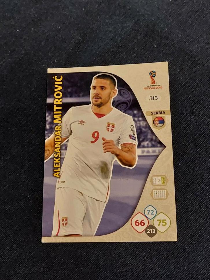 Voetbalkaart / Panini / Aleksander Mitrovic / Servië, Verzamelen, Sportartikelen en Voetbal, Zo goed als nieuw, Spelerskaart, Verzenden