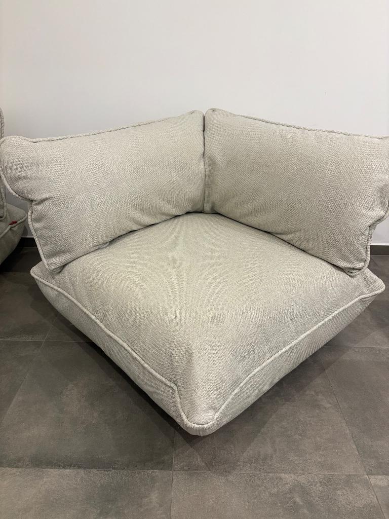 Fatboy Sumo Corner seat limestone, 75 à 100 cm, Design, Comme neuf, Enlèvement