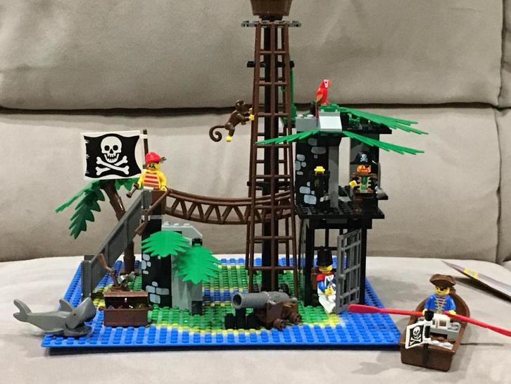 LEGO Piraten Piraten 6270 Forbidden Island TOP!, Kinderen en Baby's, Speelgoed | Duplo en Lego, Zo goed als nieuw, Lego, Complete set