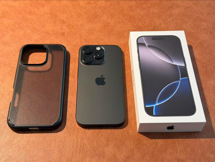 iPhone 16 Pro 256gb zwart, Telecommunicatie, Mobiele telefoons | Apple iPhone, Zo goed als nieuw, 256 GB, iPhone 16 Pro, Zwart