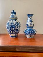 Set Delfts Blauw siervazen – handgemaakt & gemerkt, Antiek en Kunst, Ophalen of Verzenden
