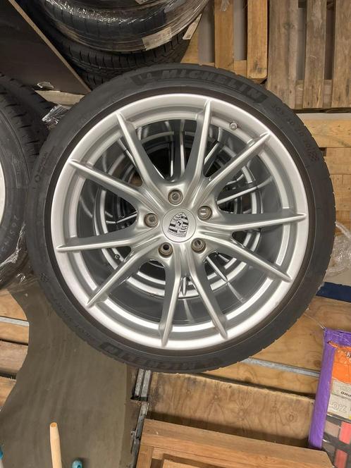 20inch Porsche 911 velgen + Michelin Pilot Sport 4S NO 255-3, Autos : Pièces & Accessoires, Pneus & Jantes, Pneus et Jantes, Pneus été