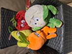 2 groenten en 2 fruitknuffels nieuw met kaartje, Ophalen of Verzenden, Zo goed als nieuw