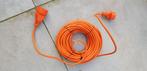 cable rallonge 220 v 10 metres orange emballage origine, Enlèvement, Câble ou Fil électrique, Neuf