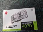 MSi geforce rtx 4070 ventus 2 white oc edition, Informatique & Logiciels, Cartes vidéo, Enlèvement, Neuf