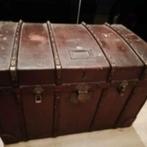 Malle de voyages "Les Hirondelles-Bruxelles", Antiek en Kunst, Antiek | Overige Antiek, Ophalen