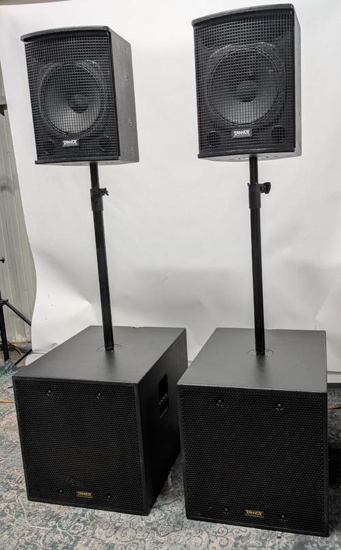 ✅ Tannoy pa set passief V12  / B475, Audio, Tv en Foto, Luidsprekerboxen, Gebruikt, Overige typen, 120 watt of meer, Overige merken