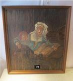 Speciaal in hout uitgesneden en geschilderd Kunstwerk, Antiek en Kunst, Ophalen of Verzenden